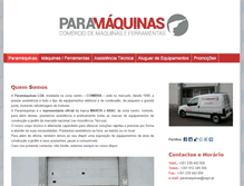 Tablet Screenshot of paramaquinas.com